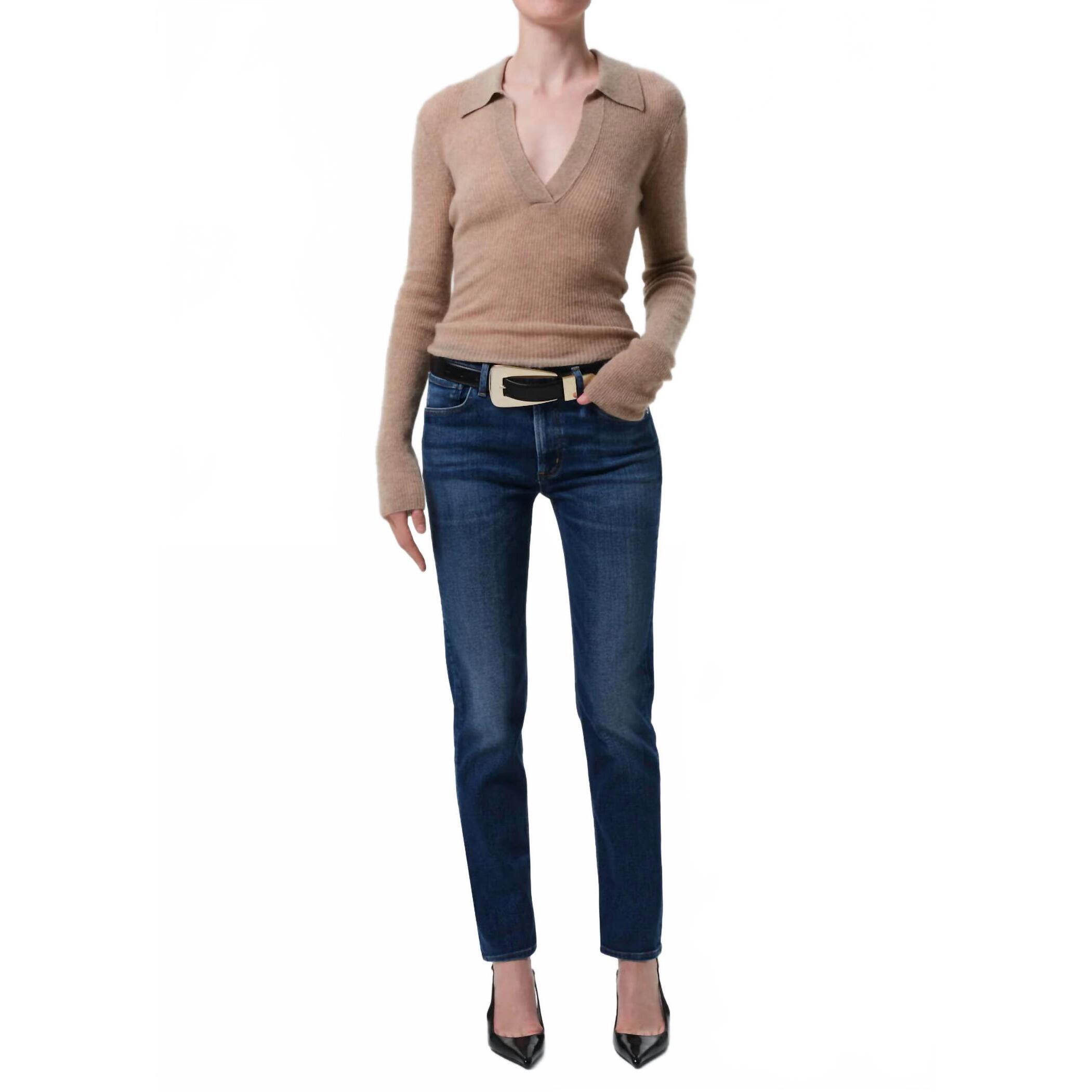 New Citizens Of Humanity Isola Mid Rise Slim Jeans In Augusta